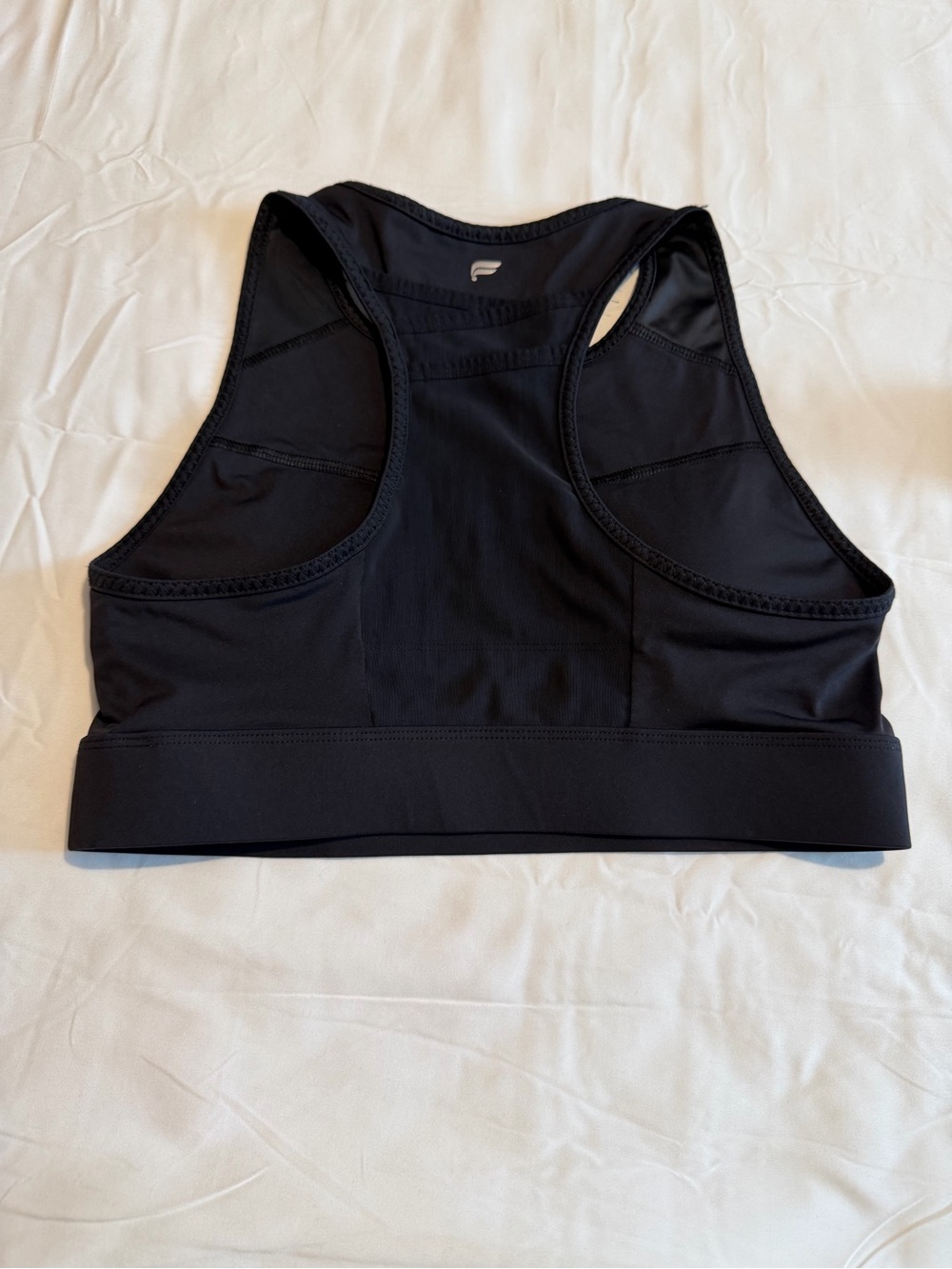 Fila Black Racerback Performance Sports Bra